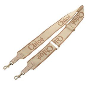 Chloé Chloe CHC24SK892L5026Z Linen Canvas Powder Beige Shoulder Strap 0263Chloe